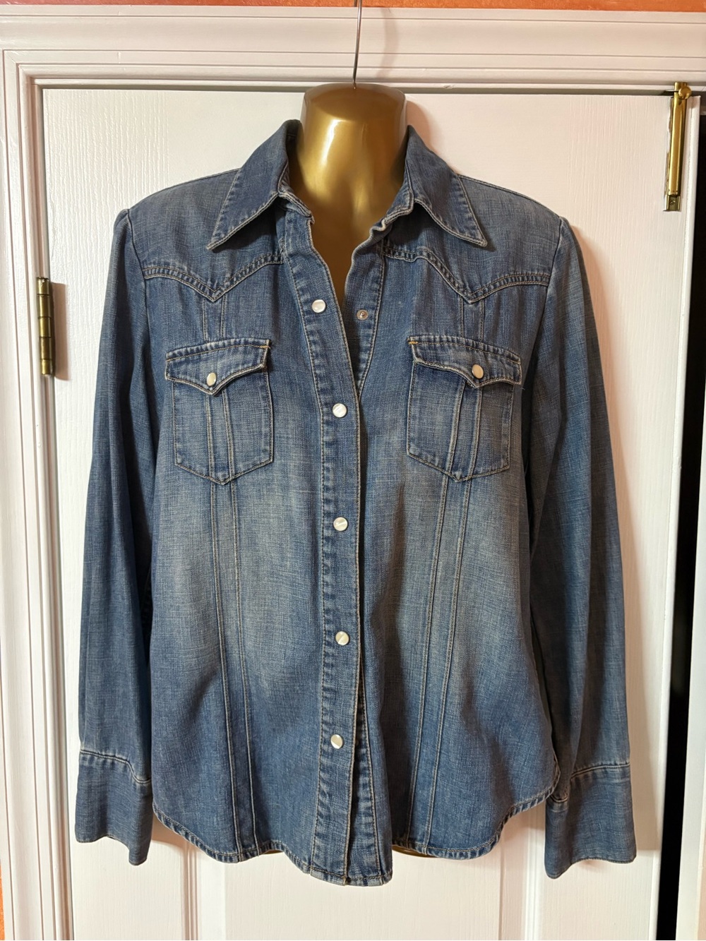 Vintage Women's Denim Western Shirt